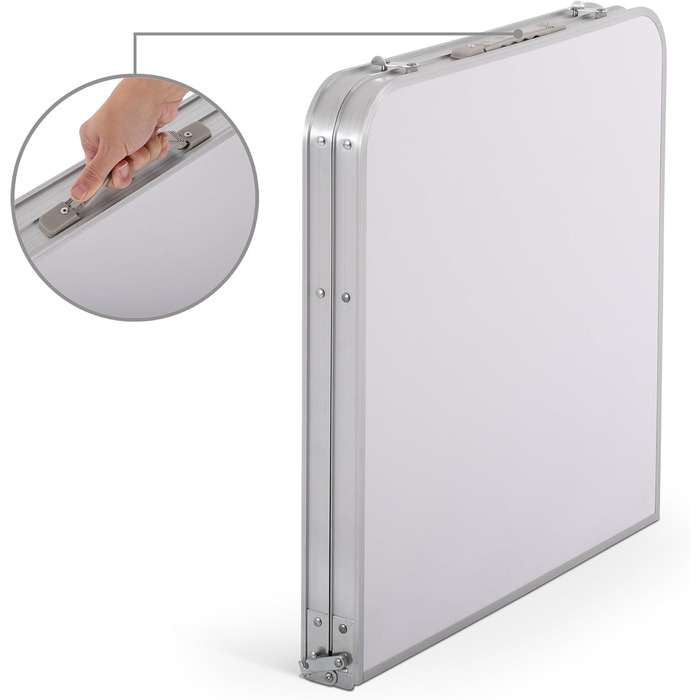 Складной кемпинговый стол белый Raburg