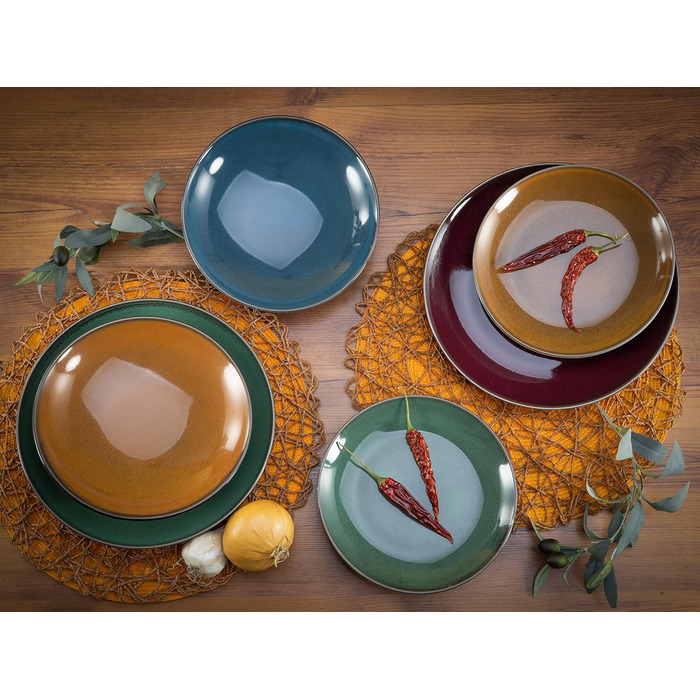 Набір тарілок на 4 персони, 12 предметів, Marrakesh Creatable