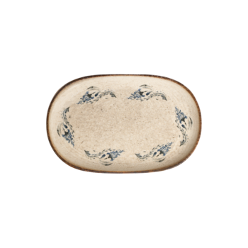 Тарелка овальная ID Fine Voyage Navy magnus 28X18 см 20001-143028