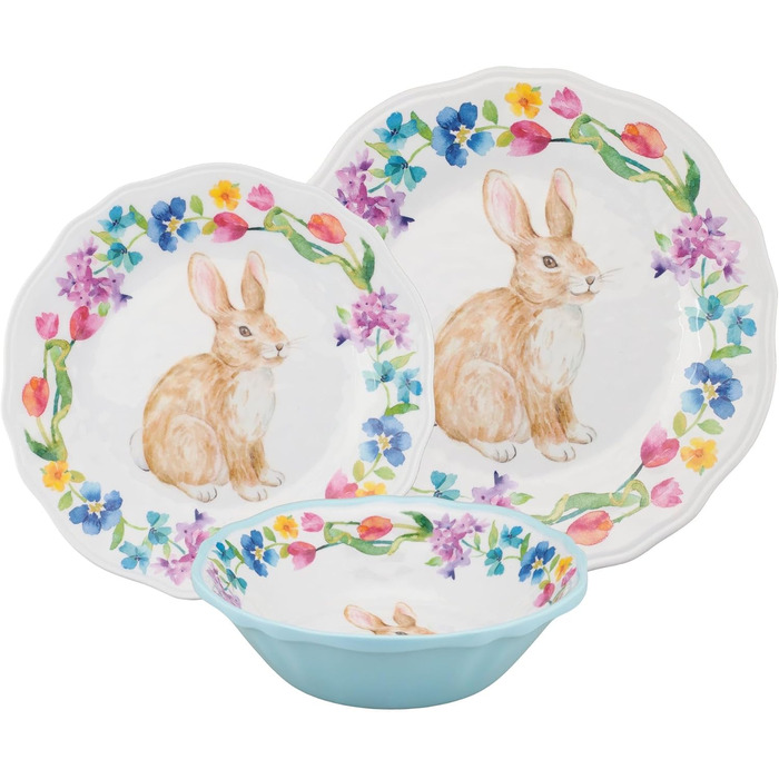 Набір меламінового посуду 12 предметів UP