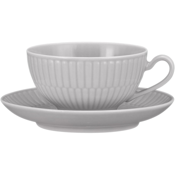 Чайний сервіз на 6 персон, 18 предметів, маленький Amina Silbergrau Seltmann Weiden