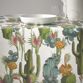 Скатерть Atenas Home Textile Saguaro, хлопок с покрытием, 140 х 140 см
