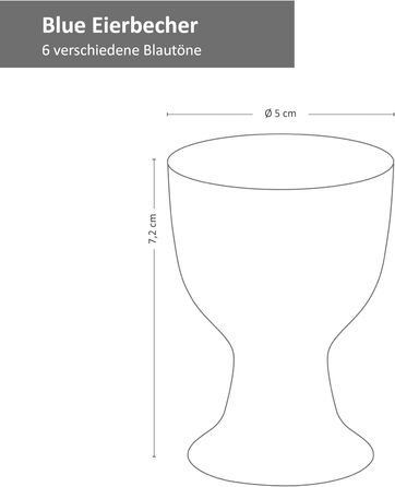 Набір підставок для яєць 6 предметів MamboCat