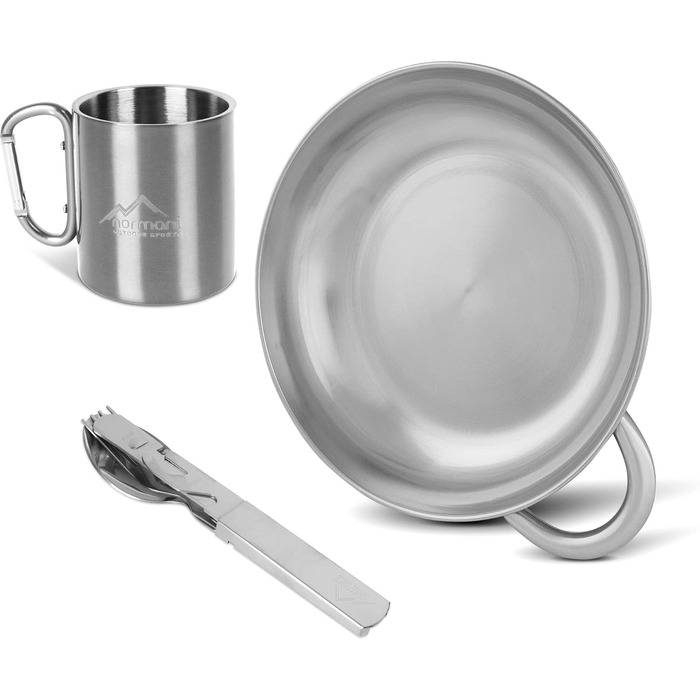 Набір туристичного посуду 6 предметів normani