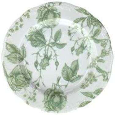 Тарелка мелкая Tognana Vecchio Vienna 22 см green roses VW002218620