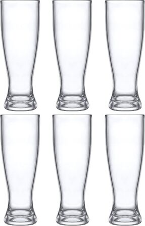 Набір пластикових пивних келихів 625 мл Amazing Abby