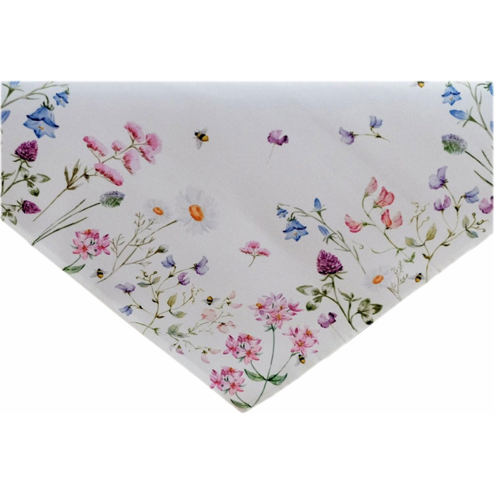 Кругла скатертина з принтом пасхального зайчика 150 см texpot