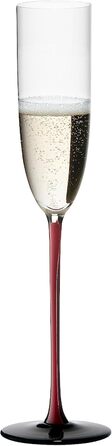 Келих флюте для шампанського, червоний/чорний Black Series Collector's Edition Riedel