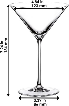 Склянки для Мартіні, Прозорі (2 шт. ), 5416/0 Vinum