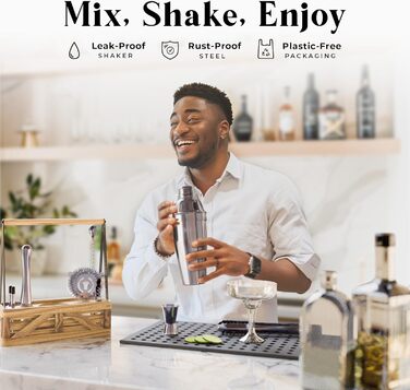 Професійний набір для приготування коктейлів 12 предметів Bare Barrel