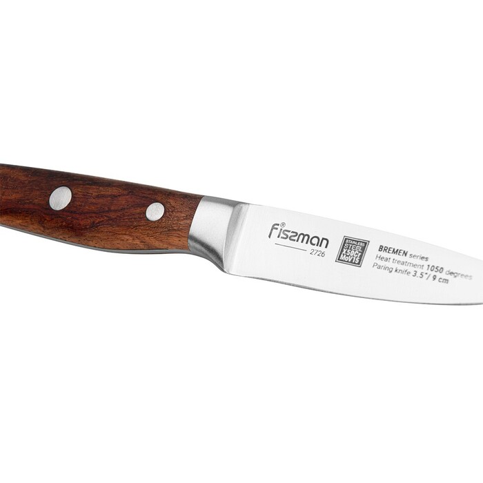 Нож Fissman овощной BREMEN 9 см X50CrMoV15 сталь (2726)