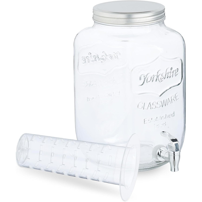 Диспенсер для напоїв 8 л Relaxdays