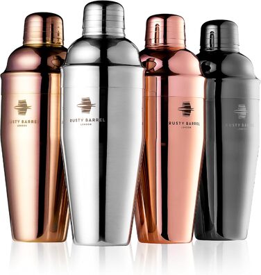 Профессиональный набор для приготовления коктейлей медный Rusty Barrel