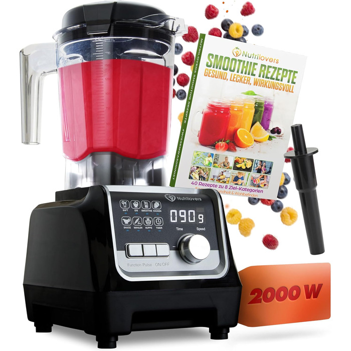 Високопродуктивний блендер 2 л 2000 Вт Nutrilovers