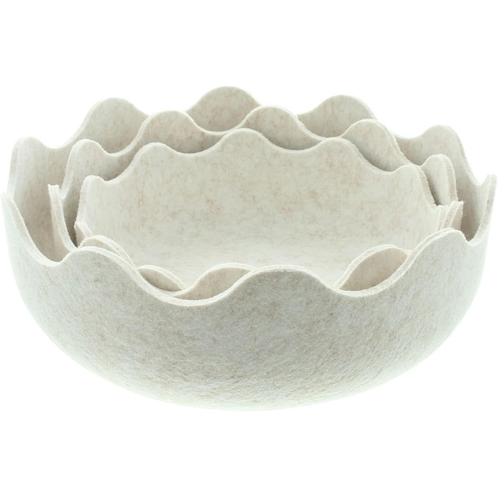 Миска из фетра 3 шт "Пасхальное яйцо" Dekoleidenschaft