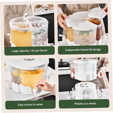 Диспенсер для напитков с краном 6 л Muzrunq