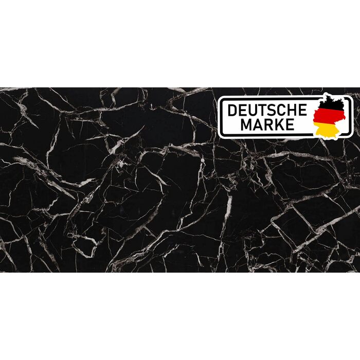 Стінові панелі AS Country Stone під мармур 60x120 см ПВХ-облицювання стіни з пластикових панелей для кухні, ванної кімнати тощо Панель кухонного фартуха (, чорно-білий)