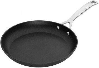 Cковорода 22 см плоска з антипригарним покриттям, чорна Le Creuset