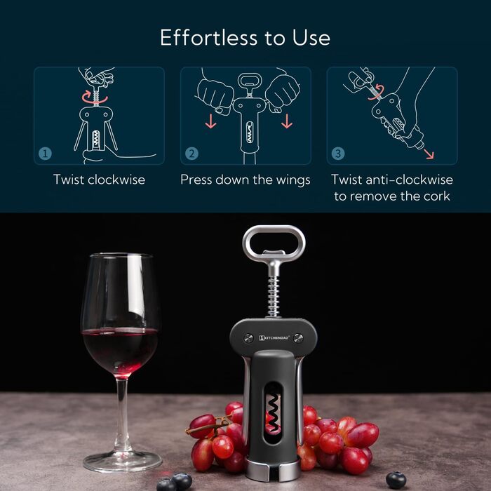 Штопор 3-в-1 KITCHENDAO