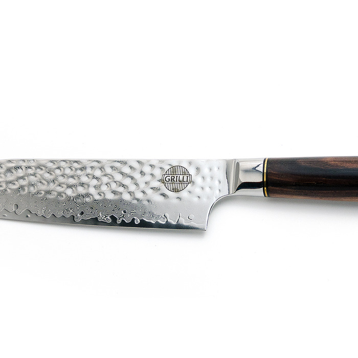 Профессиональный нож из дамасской стали Santoku GRILLI 88871 Код: 012180