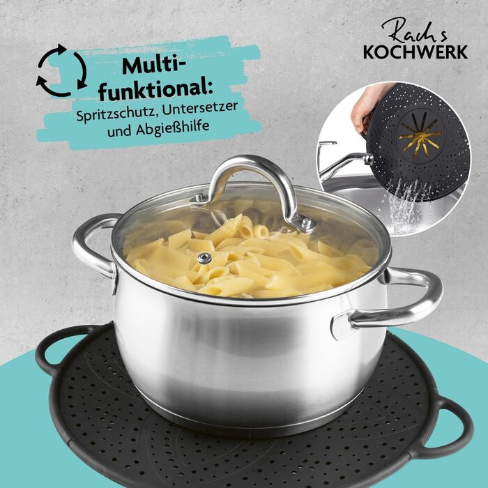Силиконовая брызгозащитная крышка для сковородок/кастрюль 30 см Kochwerk