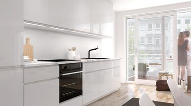 Глянцевый фартук кухонный 220 х 60 см StickerProfis