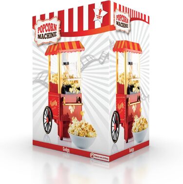 Машина для попкорну 1,9 л у вигляді візка Gadgy