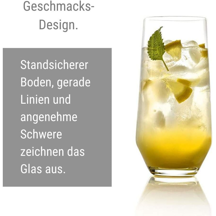 Набор из 6 стаканов для лонгдринков 390 мл, Quatrophil Stölzle Lausitz