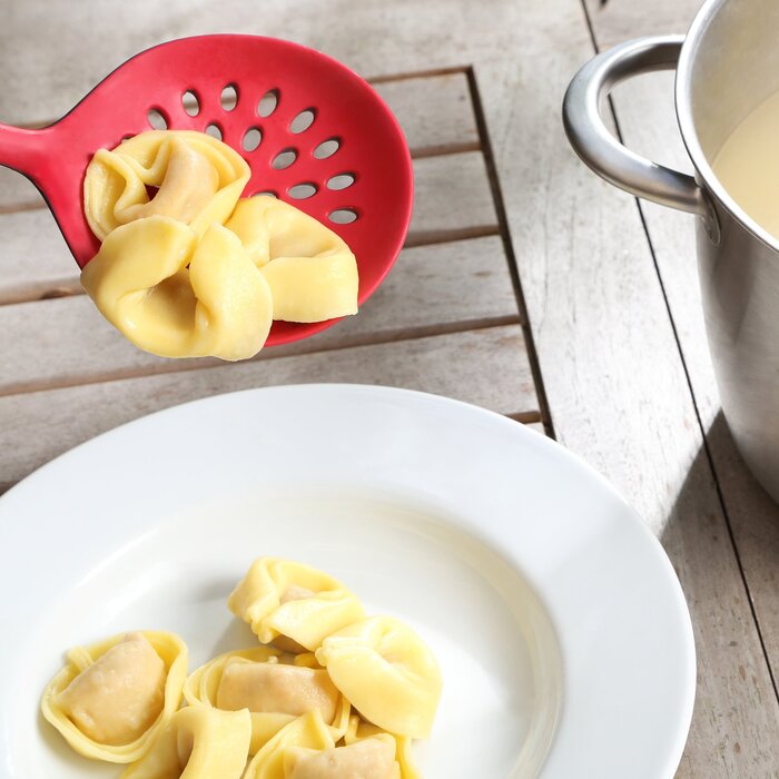 Набір силіконового кухонного приладдя, 5 предметів, червоний/сірий Levivo