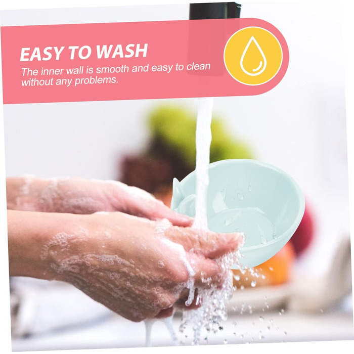 Керамічна миска у формі кролика на Великдень синя Holibanna