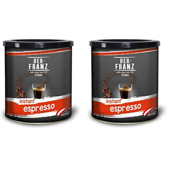 Растворимый кофе Espresso, 2 банки по 200 г Der-Franz