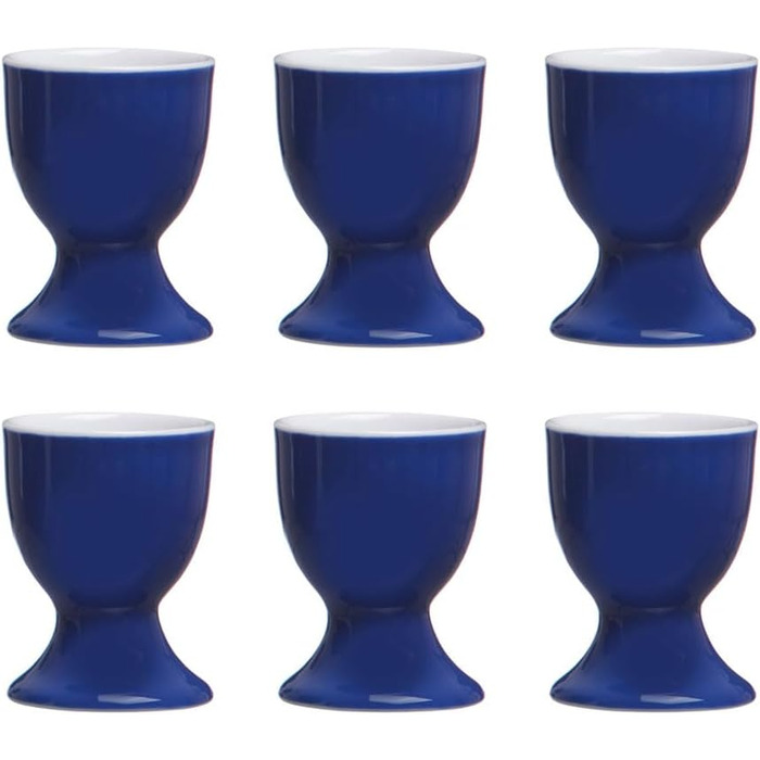 Набор из 6 подставок для яиц 5 х 6 см индиго-синий, Doppio Ritzenhoff & Breker