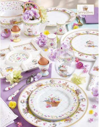 Тарілка з пасхальним дизайном 25 x 25 см Easy Life