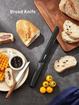 Набір кухонних ножів 8 предметів Yabano