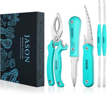 Набор инструментов для морепродуктов 5 шт JASON