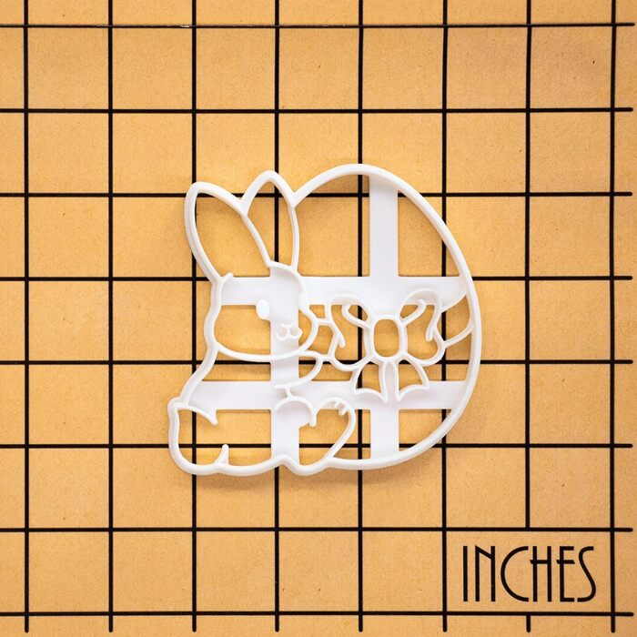 Форма для печива Зайчик з пасхальним яйцем bakerlogy