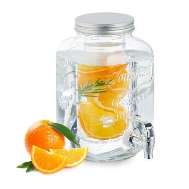 Диспенсер для напоїв з краном 4 л Relaxdays