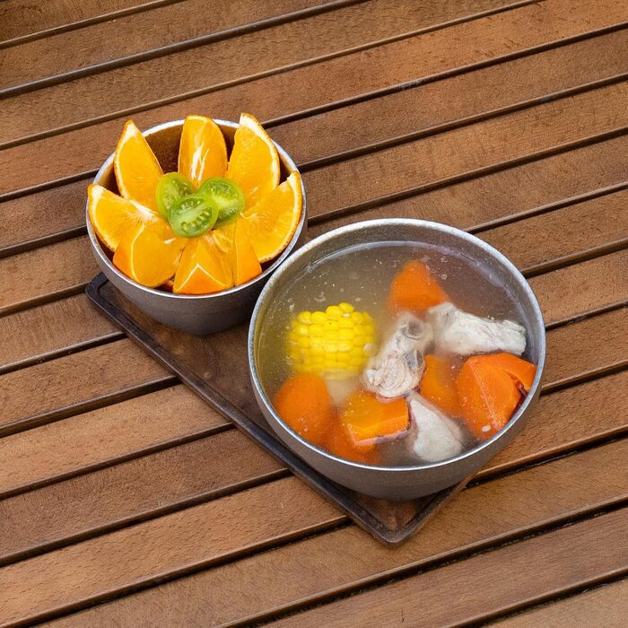 Набор титановых лоханок для кемпинга 500 и 800 мл Boundless Voyage