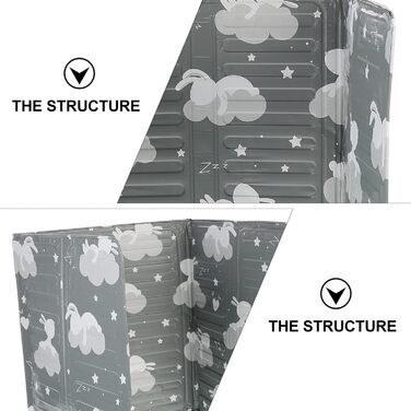 Двухсекционная сложная защита от брызг для кухни WESIEVYA