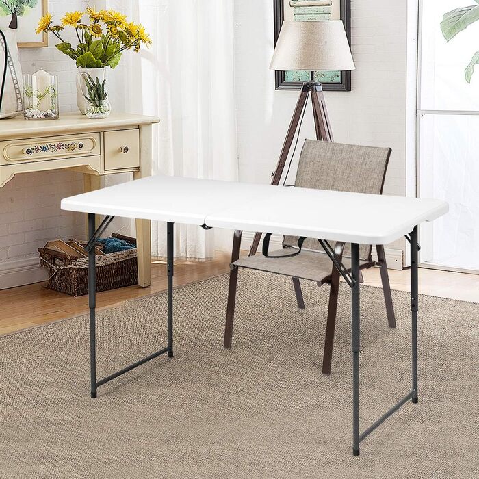 Складной кемпинговый стол белый RELAX4LIFE