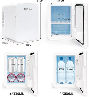 Міні-холодильник 4 л білий Enventor