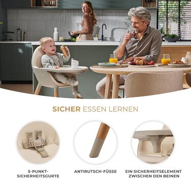 Детский стульчик для кормления от 6 месяцев kk Kinderkraft