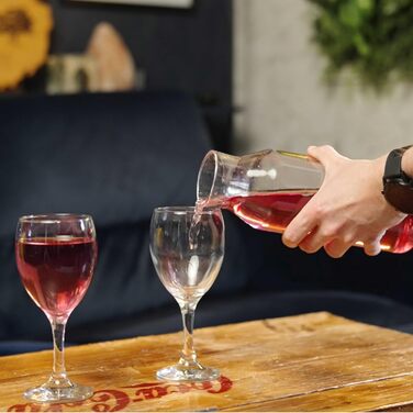 Стеклянная бутылка-графин 1 л HEFTMAN