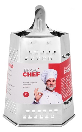 Терка 6-ти стороння Bravo Chef (6937405)