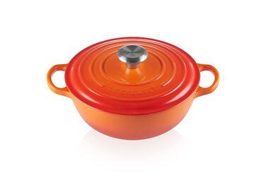 Чавунна каструля Le Creuset Signature, 24 см, 4,1 л (Колір Ofenrot)