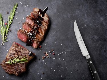 Набор ножей для стейка WSTHOF Classic Ikon, 4 предмета, черный