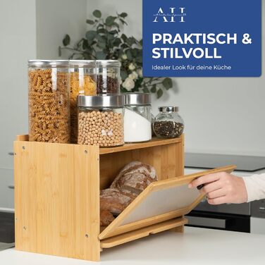 Хлібниця з обробною дошкою 40 x 26 x 23 см Vialex