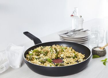 Tefal Сковорода Start&Cook, 28см, алюміній, чорний