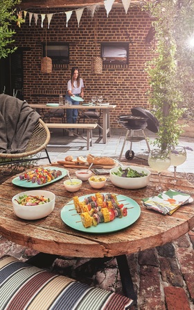 Блюдо Diwali Light Turquoise (7224470)