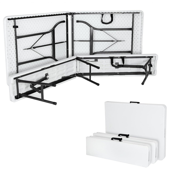 Стіл та лавки для кемпінгу 183 х 76 х 74 см Casaria